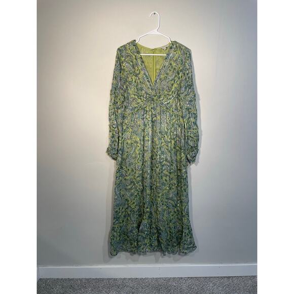 Anthropologie Ranna Gill Magdalena Ruffle Maxi Dress - Picture 2 of 15